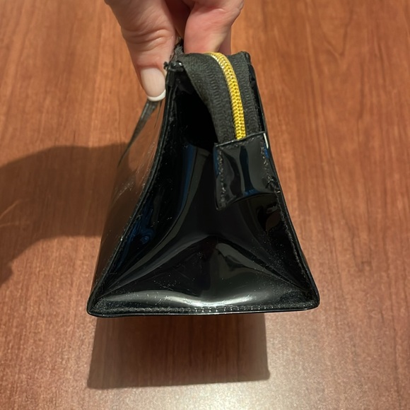 Vintage Ted Baker Black Cosmetic Bag with Bow - Picture 5 of 10